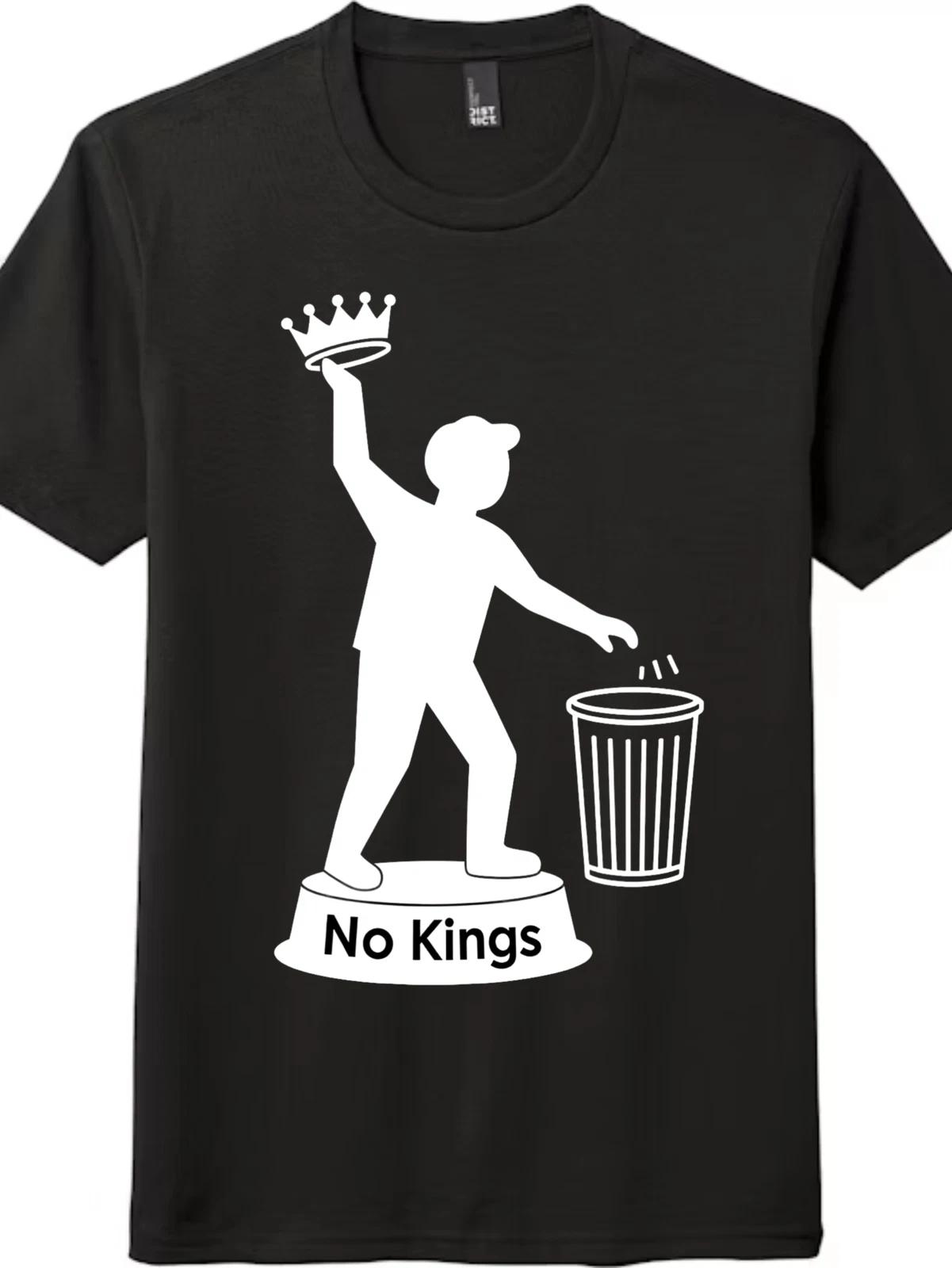 

No Kings Crown in Trash Tee | Anti-Authority Unisex Graphic T-Shirt L
