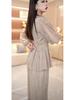 Elegant High-End Two-Piece Set: Slimming Top & Pants for Women, 2025 Spring Collection