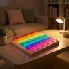 50 Pieces Acrylic Blocks with Tray Glossy Light-Play for Children