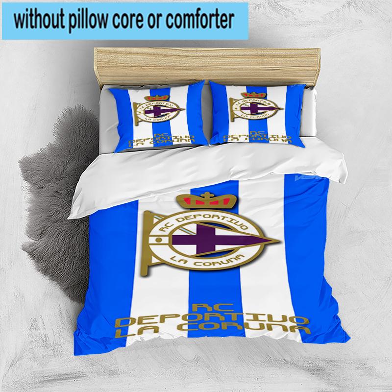 3PCS Deportivo Football Bedding Set,Including 1pc Duvet Cover And 2pcs Pillowcases Perfect for Bedroom, Dormitory, Fan Christmas gift