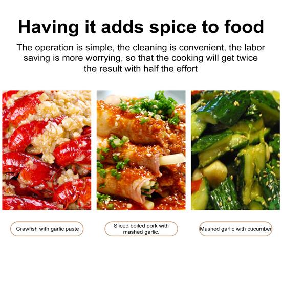 Home Knoblauchpresse Zerkleinerer Küche Edelstahl Knoblauchhacker Zerstampfer Auspresser