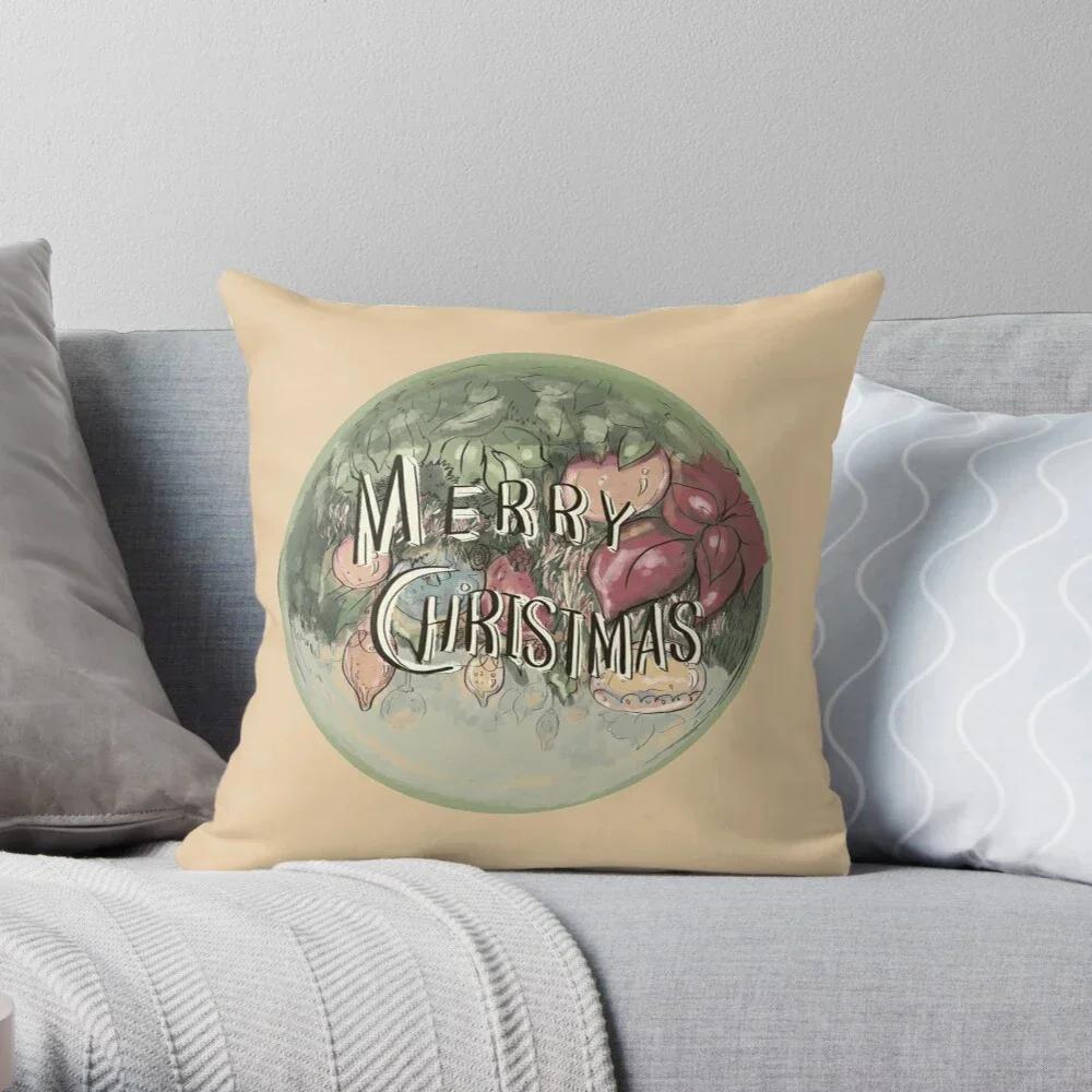 Merry Christmas Decorative Home Pillow Case Cushion Covers Color Nordic  XModern Living Room Sofa House Bed Cartoon