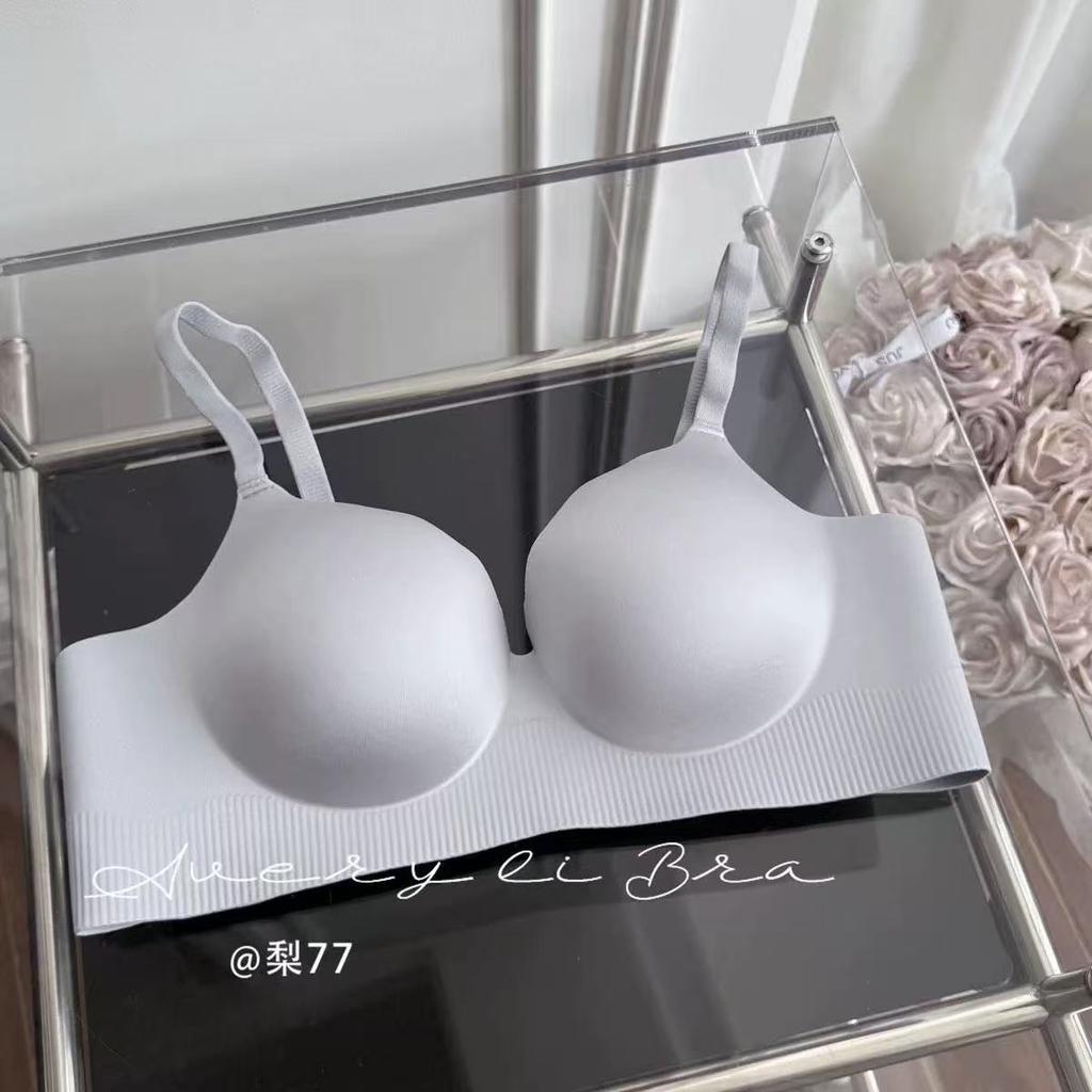 Polka Dot Comic Chest Cm Thickened Smooth and Seamless Female Showing Big Gathering and Closing Breast Bra Cover