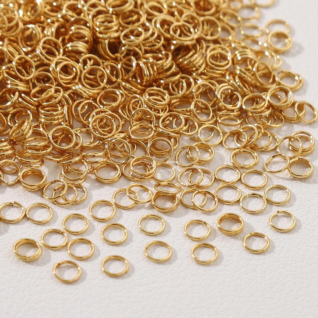 200 Stück Edelstahl Biegeringe für DIY Schmuckherstellung Zubehör