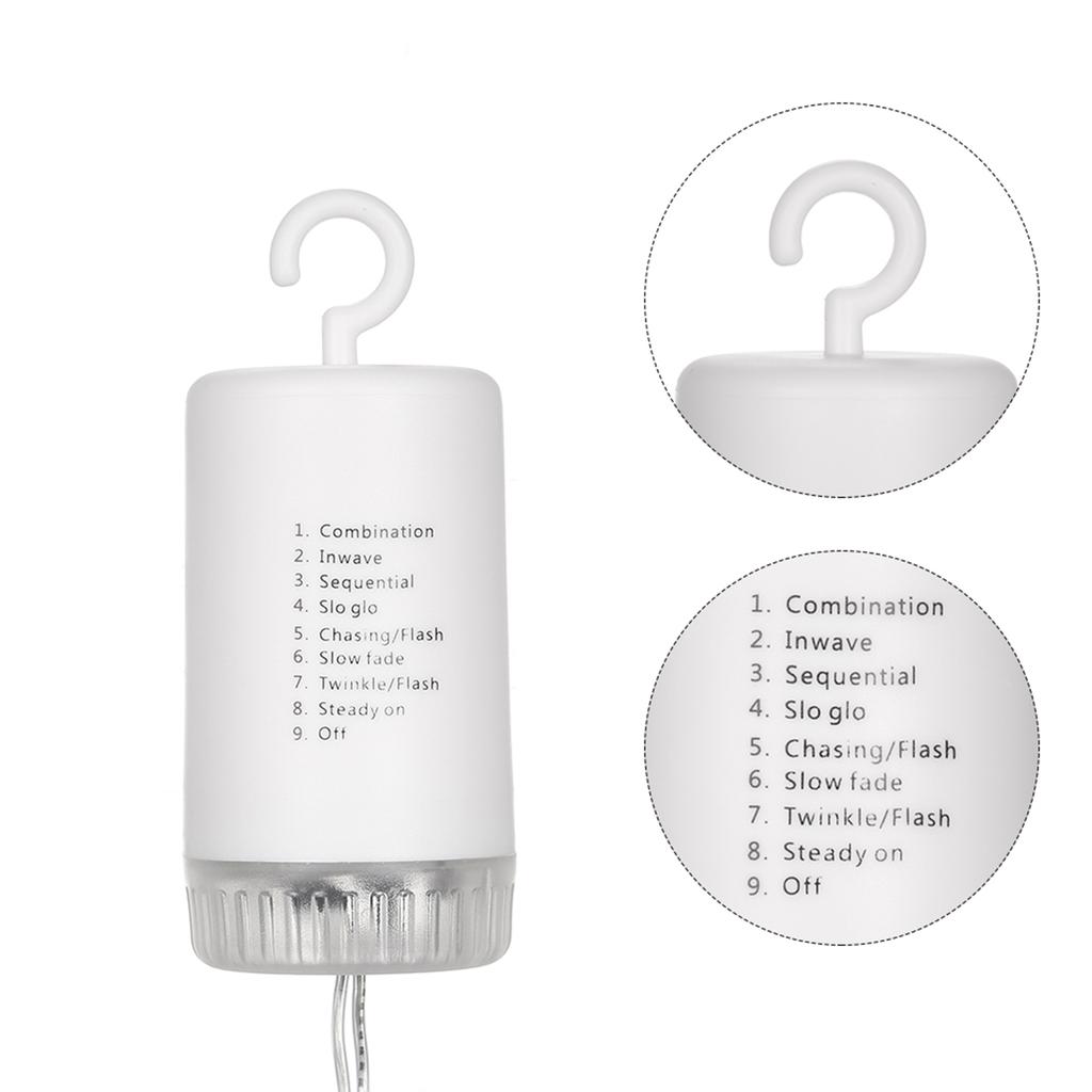 2Pcs Feuerwerk Licht 150 LEDs Weihnachten String Lichter mit Fernbedienung Dekorative Hängen