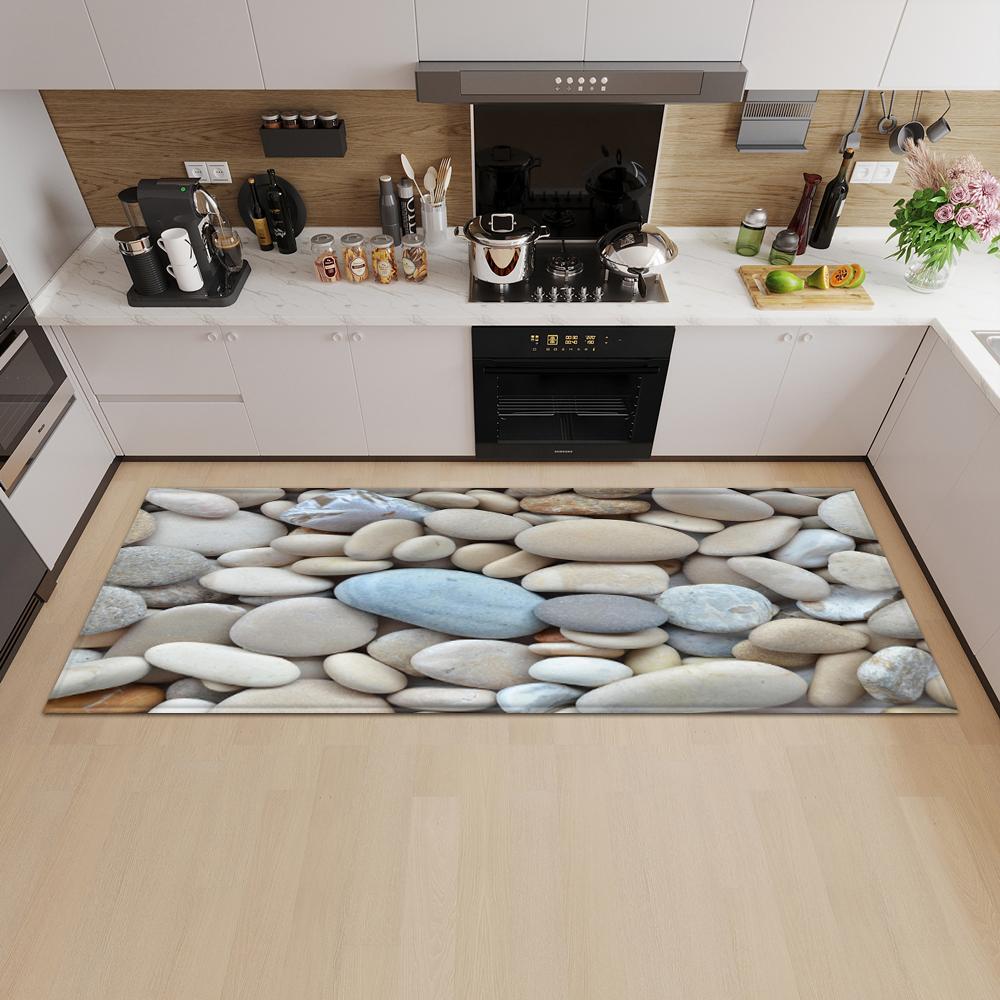 Kitchen Mat Entrance Door Mat Living Room Bedroom Long Carpet Corridor Non-slip Floor Children's Carpet