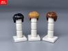 MOC Bricks 4cm Figure Body Wear Male Boy Fire Brown Hairs Assembled Building Blocks Educatinal Plastic Toys