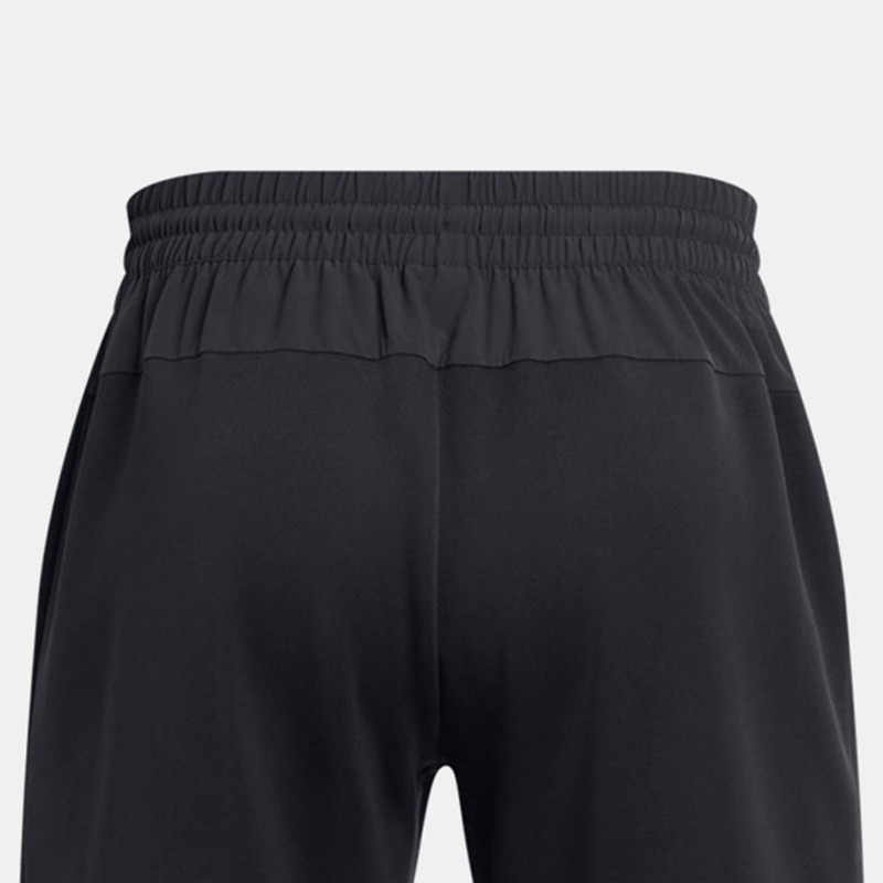 Under Armour Unstoppable Solid Color Breathable Mid-Rise Drawstring Sports Pants Men Pants Black 1382287-002