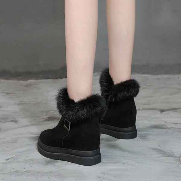 winter fluffy boots
