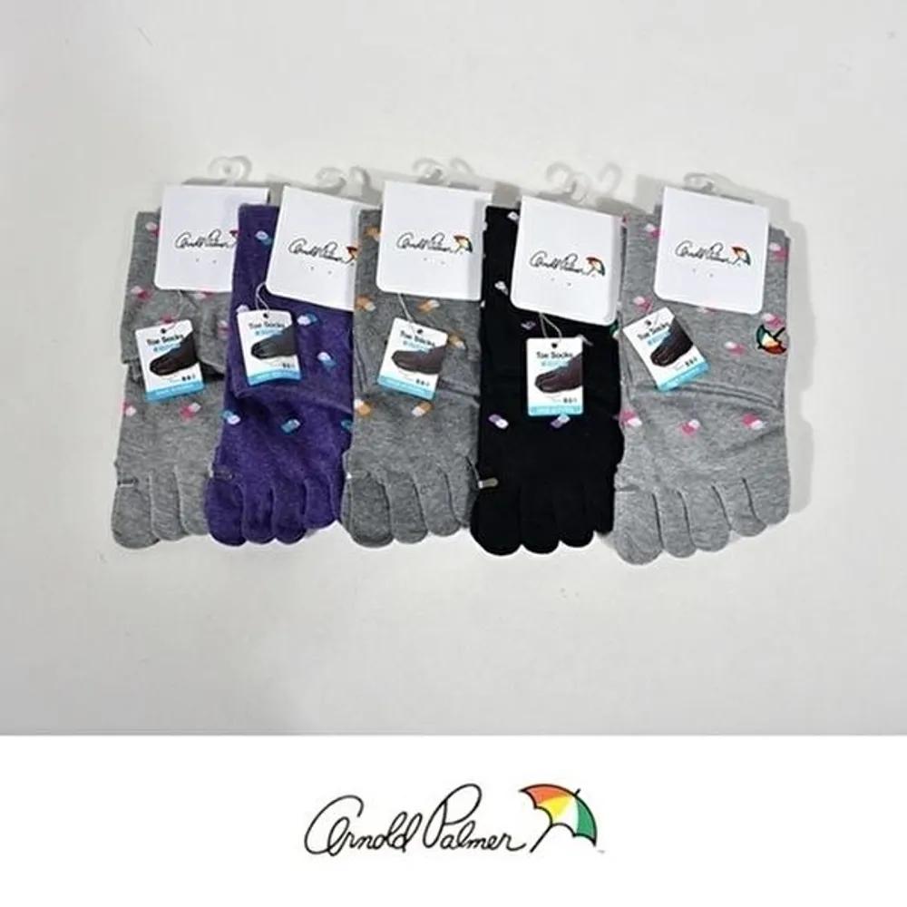 Stockings Nana Arnold Palmer Dot Pattern Ladies Mid-Calf Toe Socks 24cm/5 pairs mixed colors