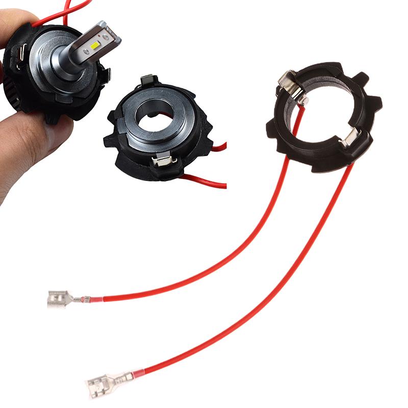 2 Buc pentru Bază Lampă Plastic Accesorii Far H7 LED Bază Bec Far Adaptori Suporturi Elemente de Fixare Pentru Golf 5 Mk5