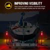 Automotive LED Guide Poles Light Waterproof Boat Trailer Signal Lamp with Enhanced Night Visibility for Modification