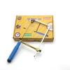 Compact Mini Jigsaw Fret Woodworking Hand Saw with Steel Wire Curve and U-Shaped Blade