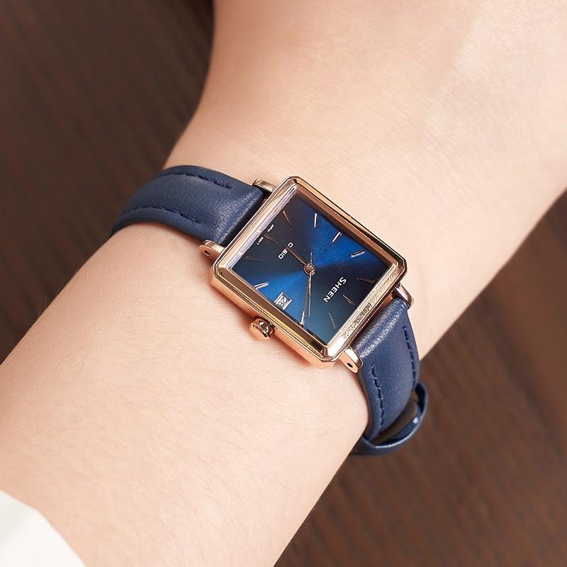 CASIO Women's SHEEN Blue Watch SHE-4537GL-2A SHE-4537GL-2A