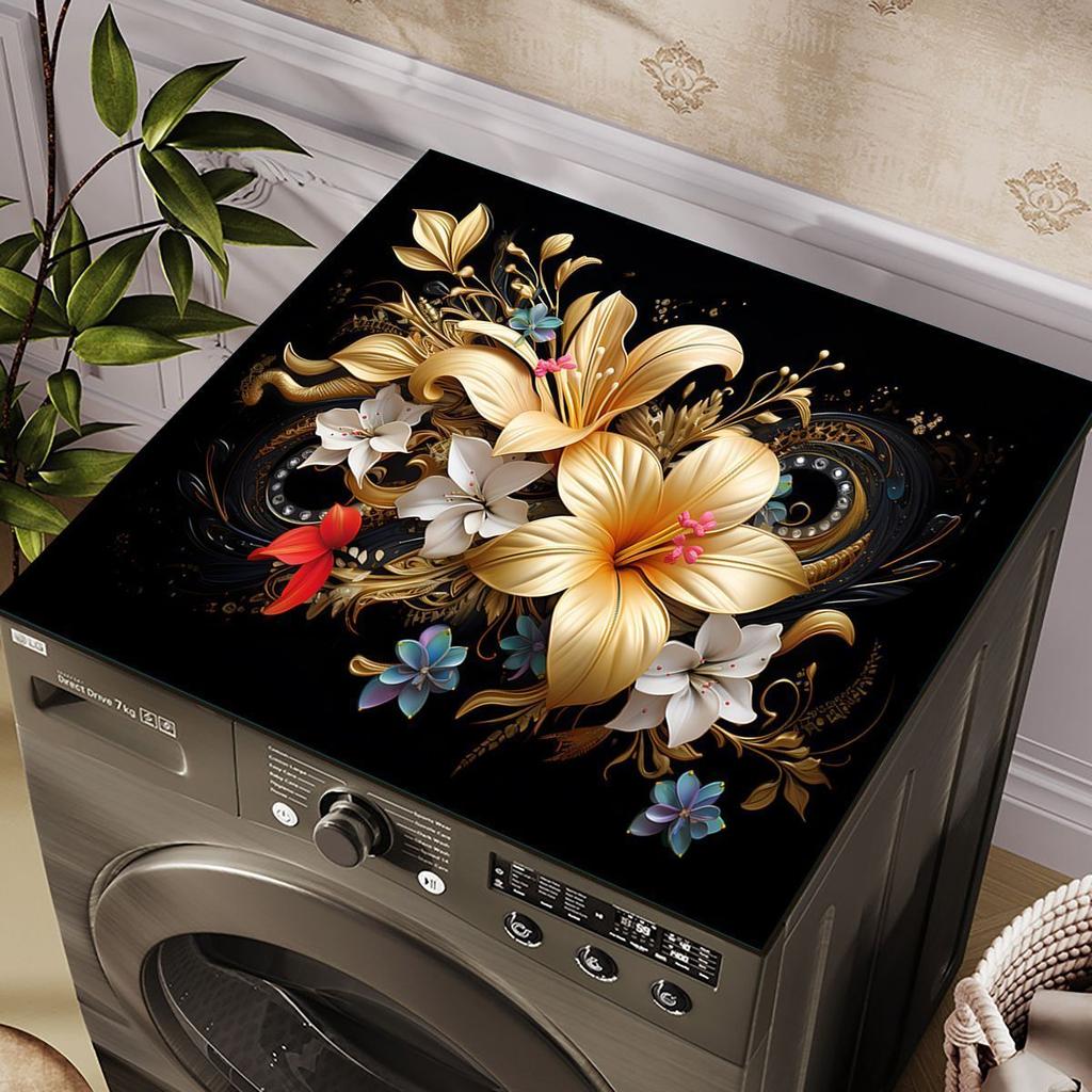 Diatomaceous Earth Washing Machine Cover, Absorbent, Dust-absorbing, Universal Cover, Sun-protective Cover, and Refrigerator Dustproof Mat
