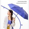 beneunder Parapluie Pliable à Protection UV Cinq Plis Soleil et Pluie