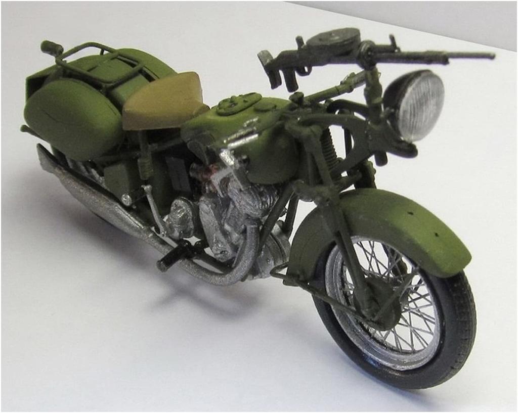 AIM Fan Model Soviet Army Military Motorcycle Etched Spoke Plastic Model AF35001 1/35 TIZ-AM-600