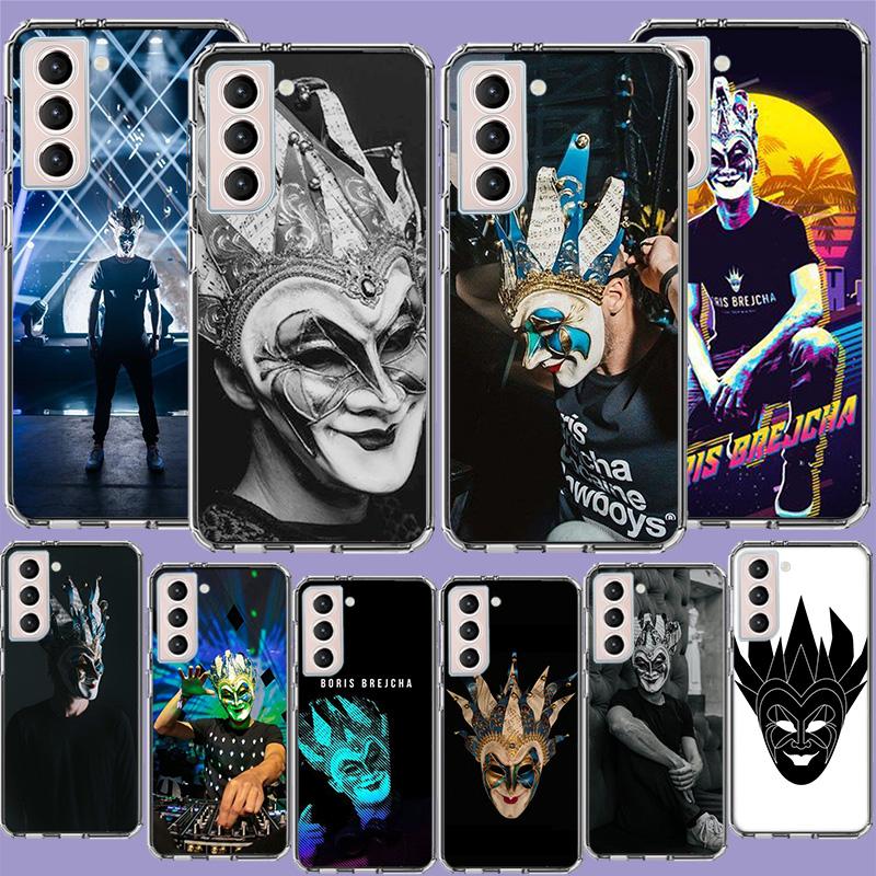DJ Boris Brejcha Phone Case For Samsung Galaxy S25 Edge S24 S23 FE S21 S20 S10 Plus S22 S26 Ultra Cover Clear Cases TPU Capa She