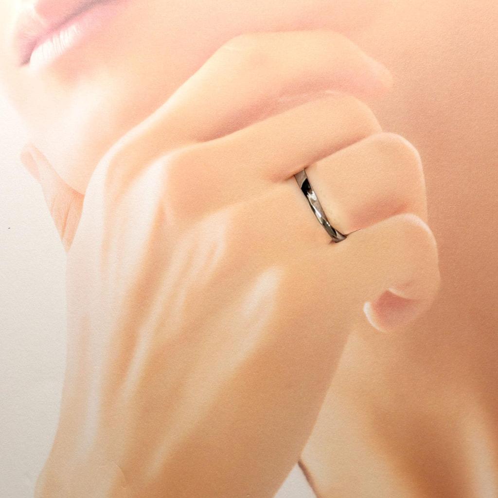 Lala Christie Men's Twist Design Ring, Silver 925 [BLACK LABEL], Size 21, R14050-b-21