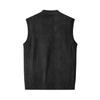 Herr V-ringad Ärmlös Stickad Koftaväst