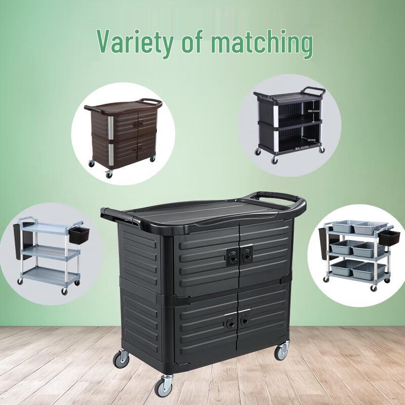 Commercial 3-Tier Insulated Food Service Cart
