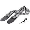 Guitar Strap Embroidered Print Vintage Style Adjustable Guitar Strap For Folk Electric Guitar Bass Ukulele Guitar Accessories