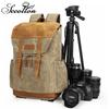 Spiegelreflexkamera Rucksack Wasserdichte Leinwandtasche Objektivtasche Schulter Kamera Tasche Multifunktion