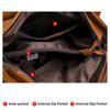 Genuine Leather Women's Handbags New Shoulder Messenger Bag Casual First Layer Cowhide Big Tote Bag Large Capacity Soft Fashion
