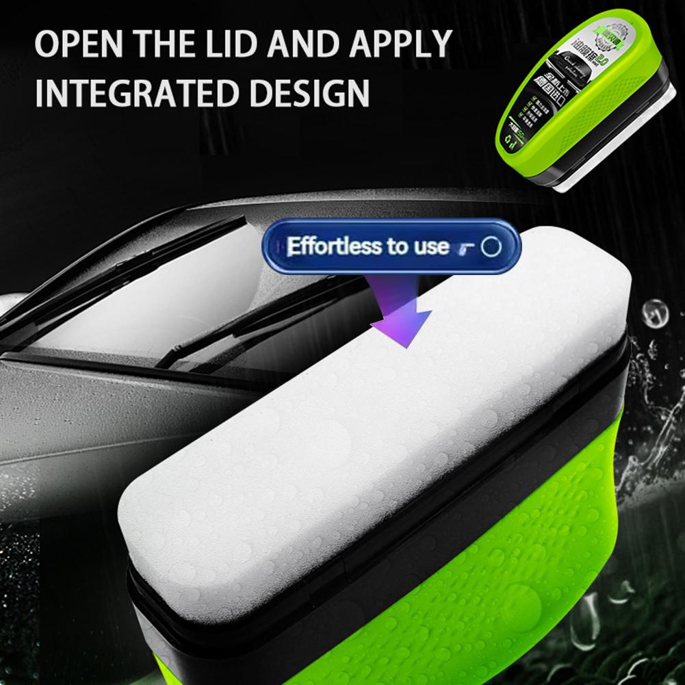 3 Stück Verbesserte Auto Glas Ölfilm Entferner Bürste Tragbar Anti-Regen Beschlag Reinigung Glasbürste Autofenster Polieren Autopflege