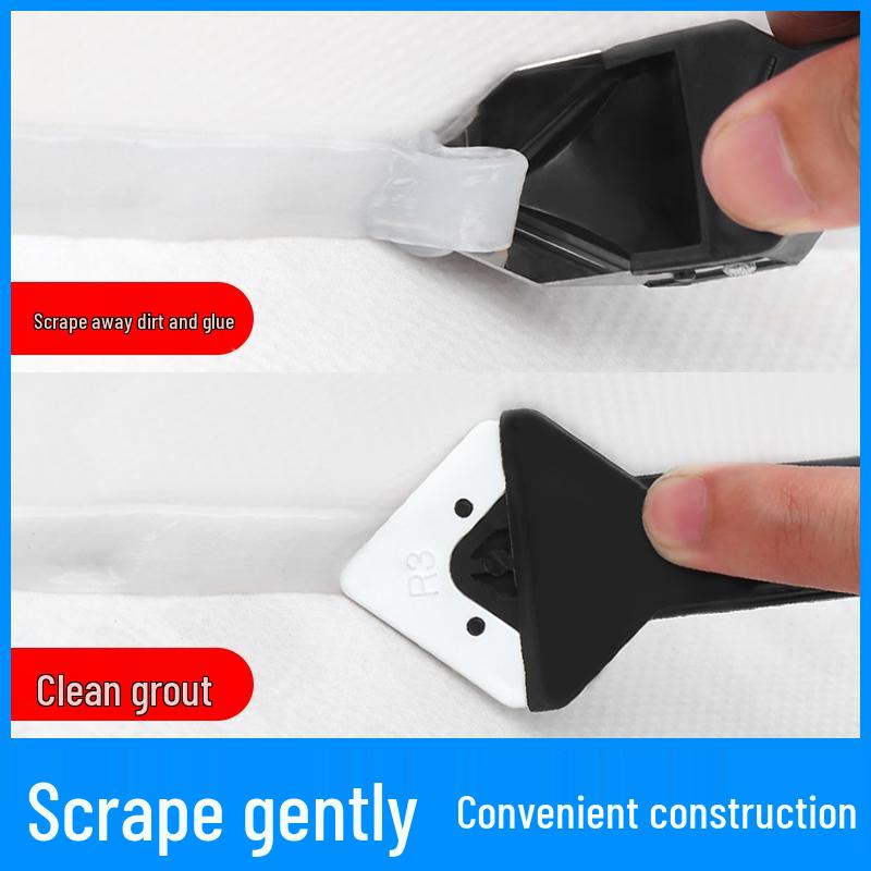 Multi-Functional Silicone Glue Scraper for Trimming, Filling, and Leveling