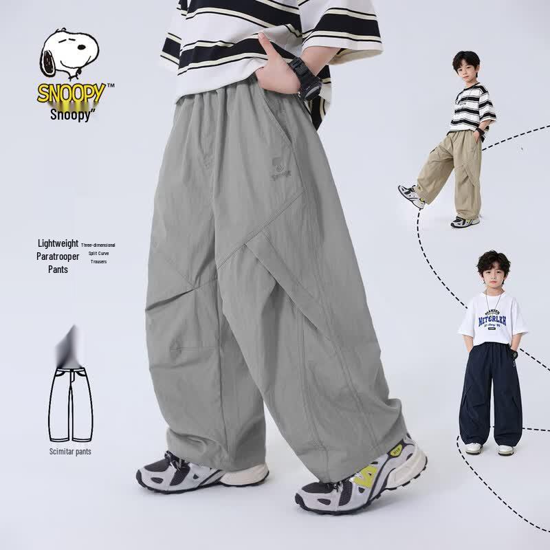 SNOOPY Boys 2026 Summer Quick-Dry Anti-Mosquito Pants 150cm