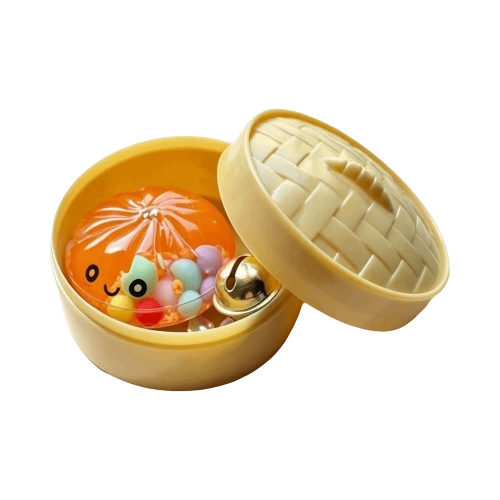 Cute Cartoon Miniature Bun Keychain Acrylic Baozi Pendant Steamed Bun Pendant Purse Accessory