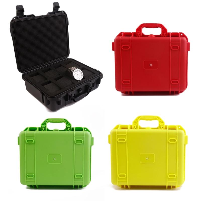 8 Slots Plastic Storage Case Portable Travel Watch Cases Handmade Display Box Accessory Organizer Boxes for Men Women