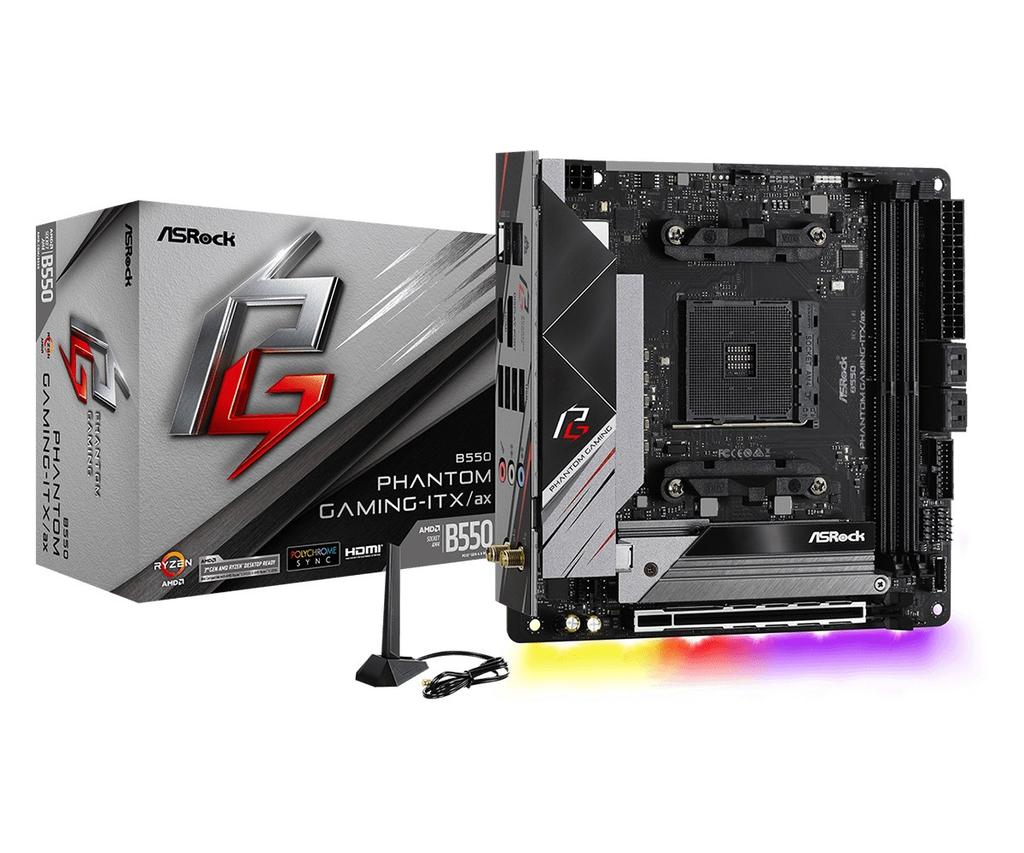 Asrock B550 PHANTOM GAMING-ITX/AX Motherboard