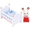 Sylvanian Families Doll Furniture Set Chocolat Rabbit BabyFurniture DF-13 ST Mark Certified 3 Years Older Toy Dollhouse EPOCH