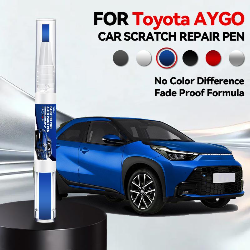 Car Paint Touch Up Pen For Toyota AYGO Paint Repair Pen Touch Up Scratch Remover DIY Auto Accessories Black White Silver Gray