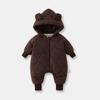 Class A Baby Autumn & Winter Quilted Jumpsuit - Warm Cotton-Padded Newborn Crawling Suit