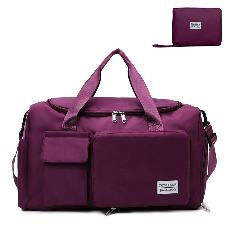 Handbag Travel Bag Large Capacity Luggage Bag Wet And Dry Separation Gym Bag Independent Shoe Compartment Folding Storage Maternity Bag