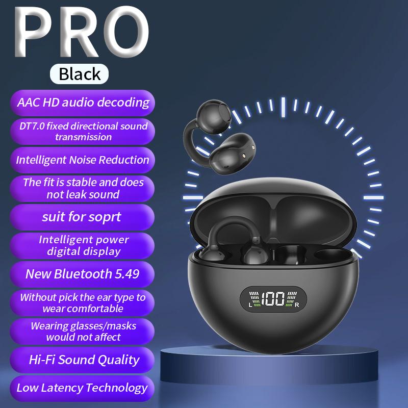 Nouveau Sport Clip d'Oreille Écouteur Sans Fil Bluetooth Écouteur Bluetooth audífonos bluetooth inalámbrico Gaming Affichage LED pour huawei