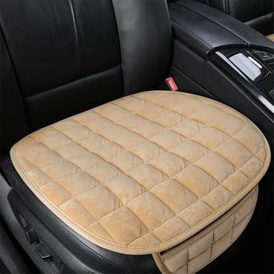 Funda de asiento de coche, cojín cálido de invierno, antideslizante, universal, para asiento delantero, almohadilla transpirable para vehículo, protector de asiento de coche.