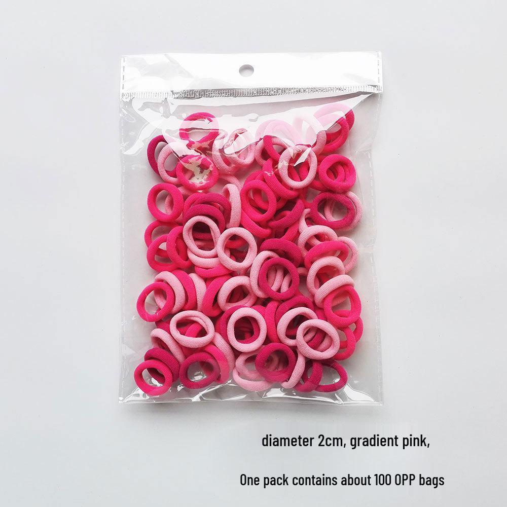 2cm Hochelastische Haargummis für Kinder - Sanfte, kleine Handtuchringe für Mädchen und Babys, Haarschonende Gummibänder