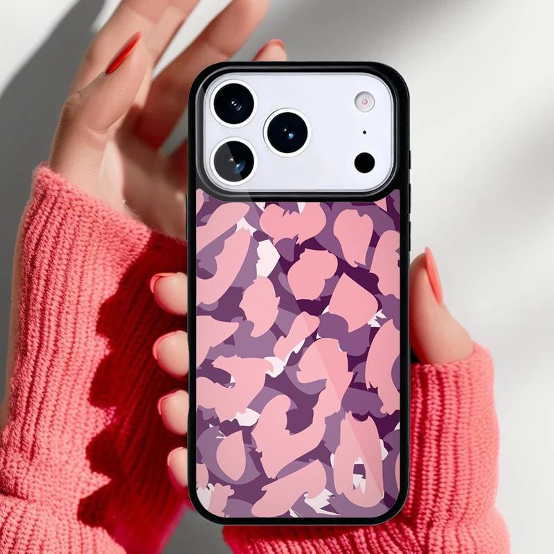 

CAMOUFLAGE LEOPARD PRINT Phone Case for iPhone 17 16 15 14 13 Pro Max Back Cover for 12 11 Pro Coque iPhone17 Pro