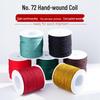 Multi-color No. 72 Handmade Braided Beading Cord Kit - Durable Knotting & Bracelet Material