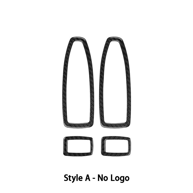 

4 шт., углеродное волокно, автомобильное оконное стекло, подъемная панель, наклейка на планки для BMW 1/2/3 серии F20 F21 F30 F34 GT 2013-автомобиль Style B