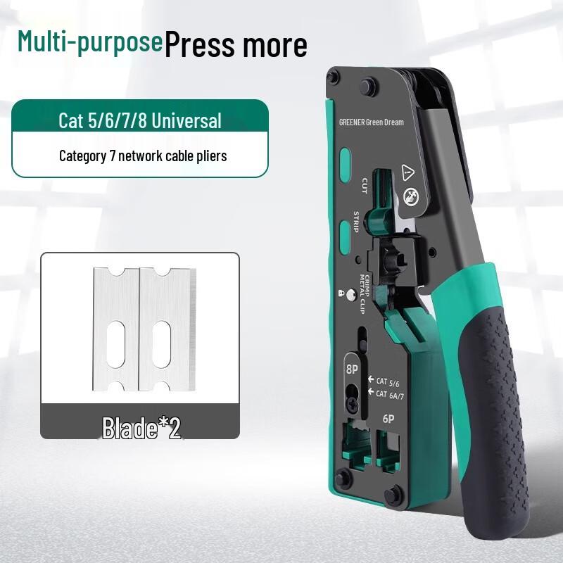 GREENER Professional Network Cable Crimping Tool