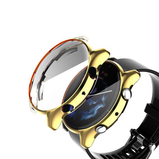 Watch Case Anti-fall Electroplating TPU Smart Watch Full Screen Protector Cover for Amazfit GTR 3/GTR 3 Pro