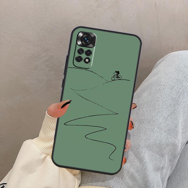 

MTB Mountain Bike Cycling Bicycle For Xiaomi Redmi Note 14 13 9 10 11 12 15 Pro Plus Case Cover For Redmi 15 C 13C 12C 10C 14C Redmi 10