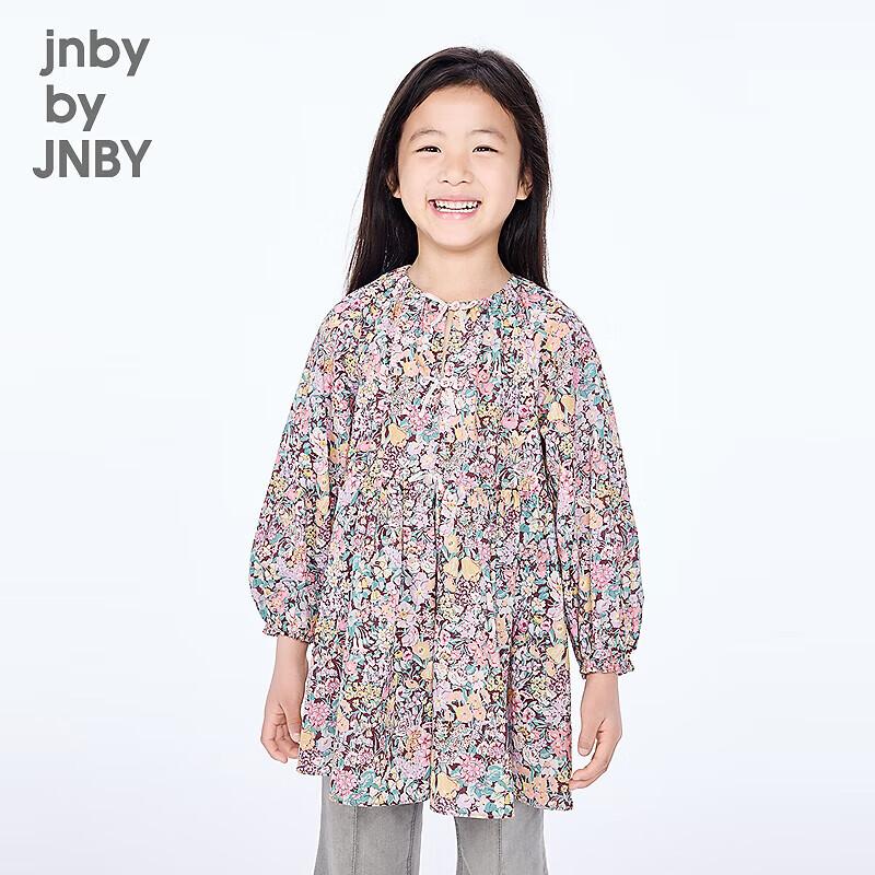 Осеннее платье JNBY для девочек с длинным рукавом 120cm