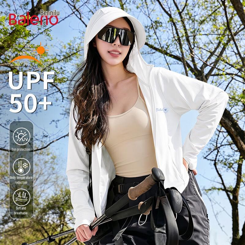 Baleno Women s UPF50+ Hooded Sun Protection Jacket XL