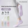 Yoga Socks for Women, Professional Anti-slip Summer Thin Pilates Backless Dance Socks, Indoor Fitness Dance Boat Socks